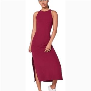 Lululemon Get Going Dress in ruby wine color